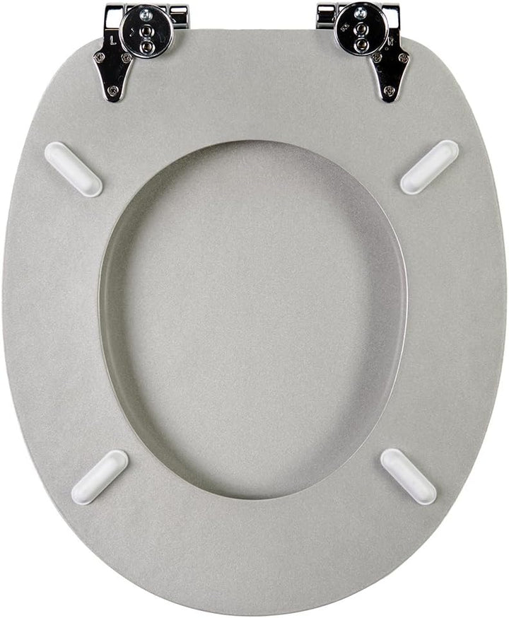 WC Sitz mit Absenkautomatik, hochwertige Oberfläche, einfache Montage, stabile Scharniere, Glitzer S