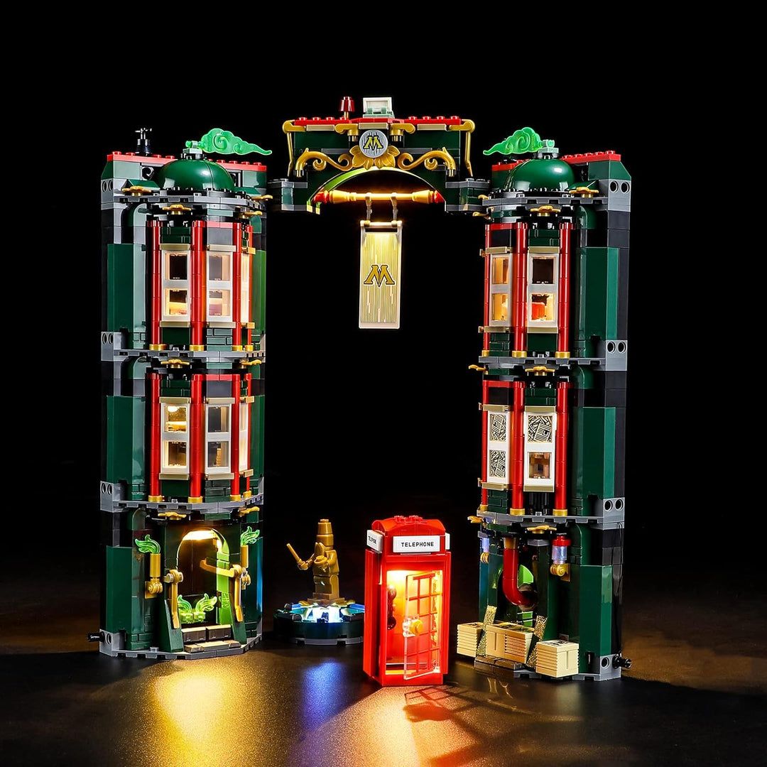 GEAMENT LED Licht-Set Kompatibel mit Lego Harry Potter Zaubereiministerium (The Ministry of Magic) -