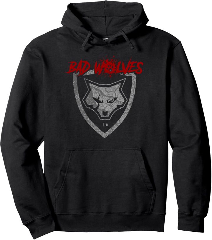 Bad Wolves – Paw Logo Shield Pullover Hoodie