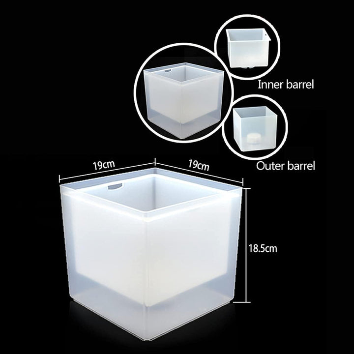 3.5L Eiskübel LED, Bunte Led Eiskübel für Flaschen, Eiskübel mit automatischem Farbwechsel, Für Part