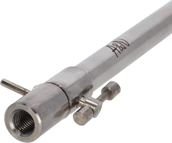 A&N 4 Stück Rutenhalter Bankstick Edelstahl Storm Pole Drill T-Screw 30-120cm 30-50 cm, 30-50 cm
