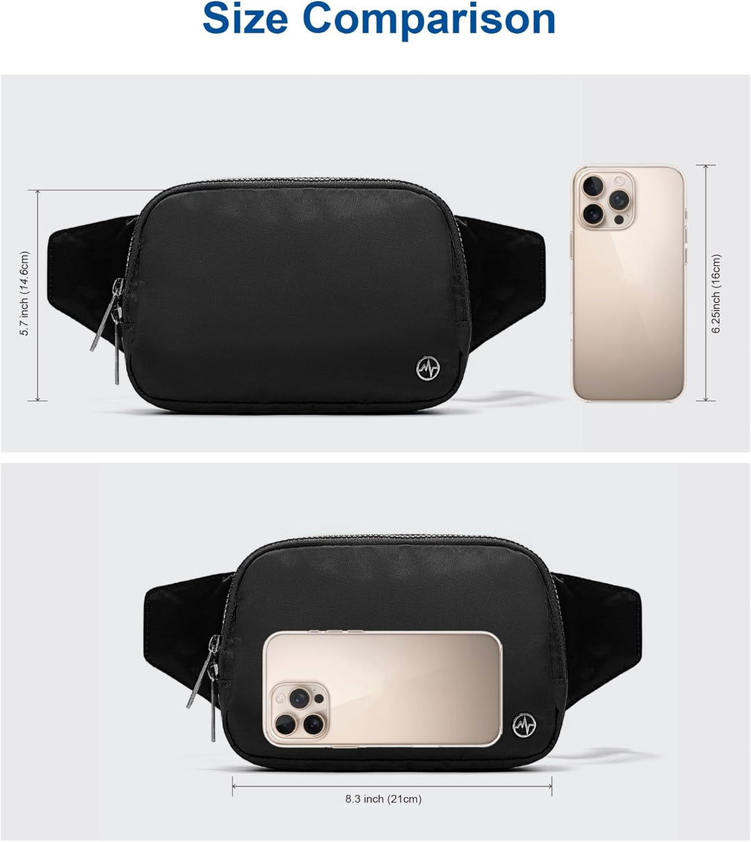 Pander Unisex Pd169902l Reisezubehör-Reisegürtel, Black Onyx Black Onyx Solide, Black Onyx Solide