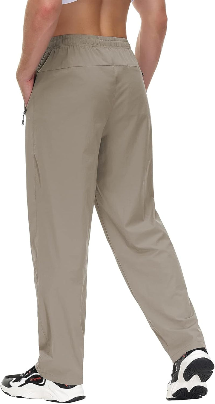 Butrends Herren Wanderhose Leicht Outdoorhose Workout-Laufhosen Atmungsaktive Sporthose, XS Khaki