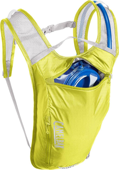 CAMELBAK Unisex – Erwachsene Classic Light Trinkrucksack 2 Liter Safety Yellow / Silver, 2 Liter Saf