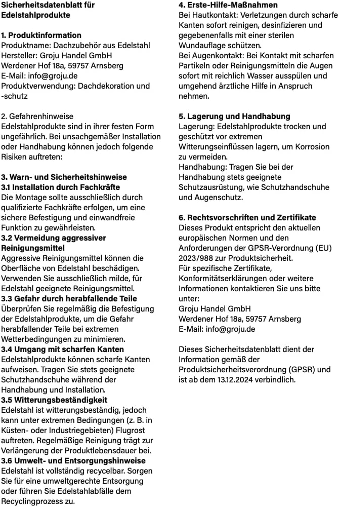 Schornsteinabdeckung Kaminhaube Kaminabdeckung ALLE GRÖssEN aus Edelstahl JETZT perfekt SCHÜTZEN! (6