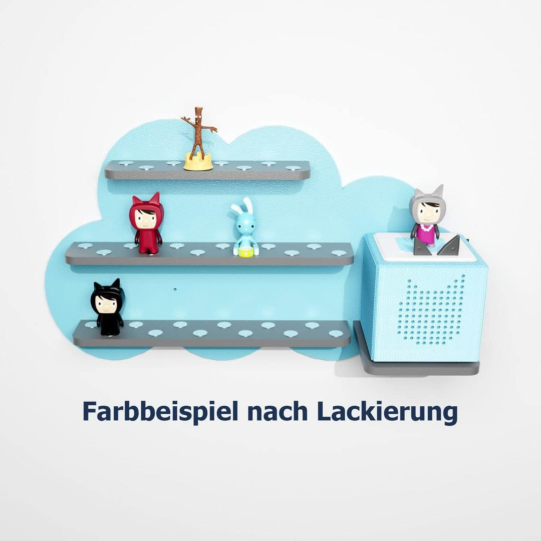 Regal für die Toniebox und Tonie Figuren, zum selber bauen, Aufbewahrung für Toniebox Figuren (DIY W