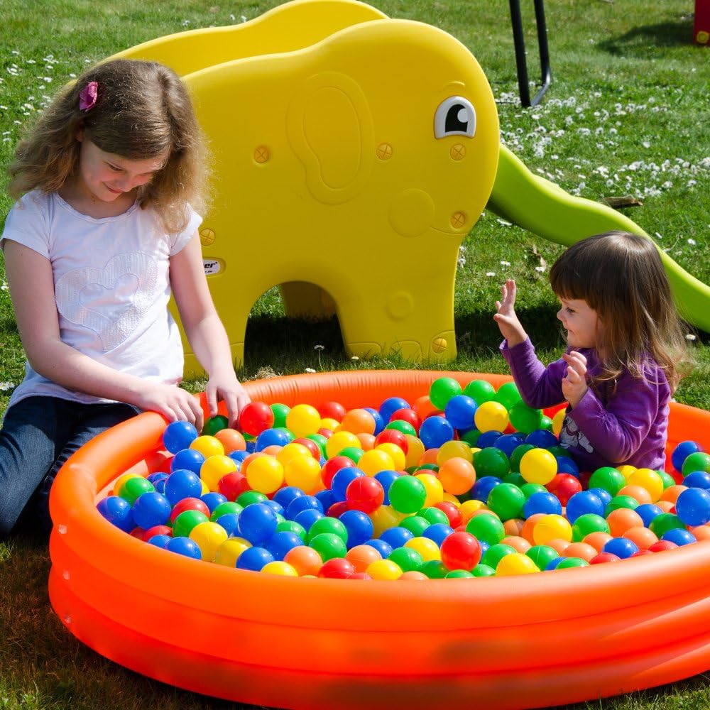 LittleTom 2000 Bunte Bälle für Bällebad 5,5cm Babybälle Plastikbälle Baby Spielbälle, 2000