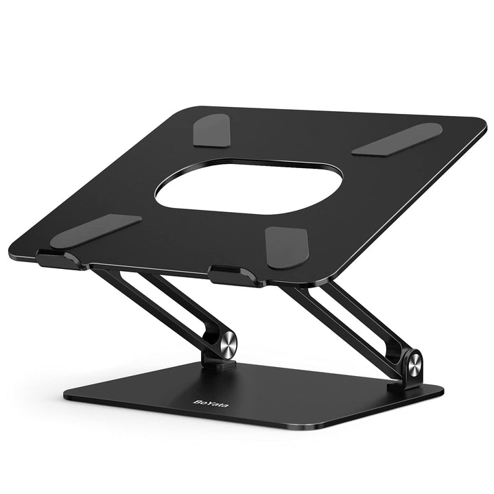 BoYata Laptop ständer, Multi-Angle-Standfuss mit Heat-Vent, Aluminium Einstellbares Notebook ständer