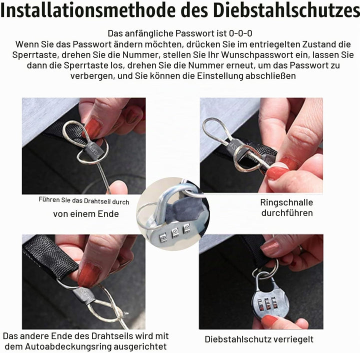 Autoschutzhülle Auto Abdeckung Geeignet für Volkswagen Touran 2003-2025, Autoabdeckung Auto Abdeckpl