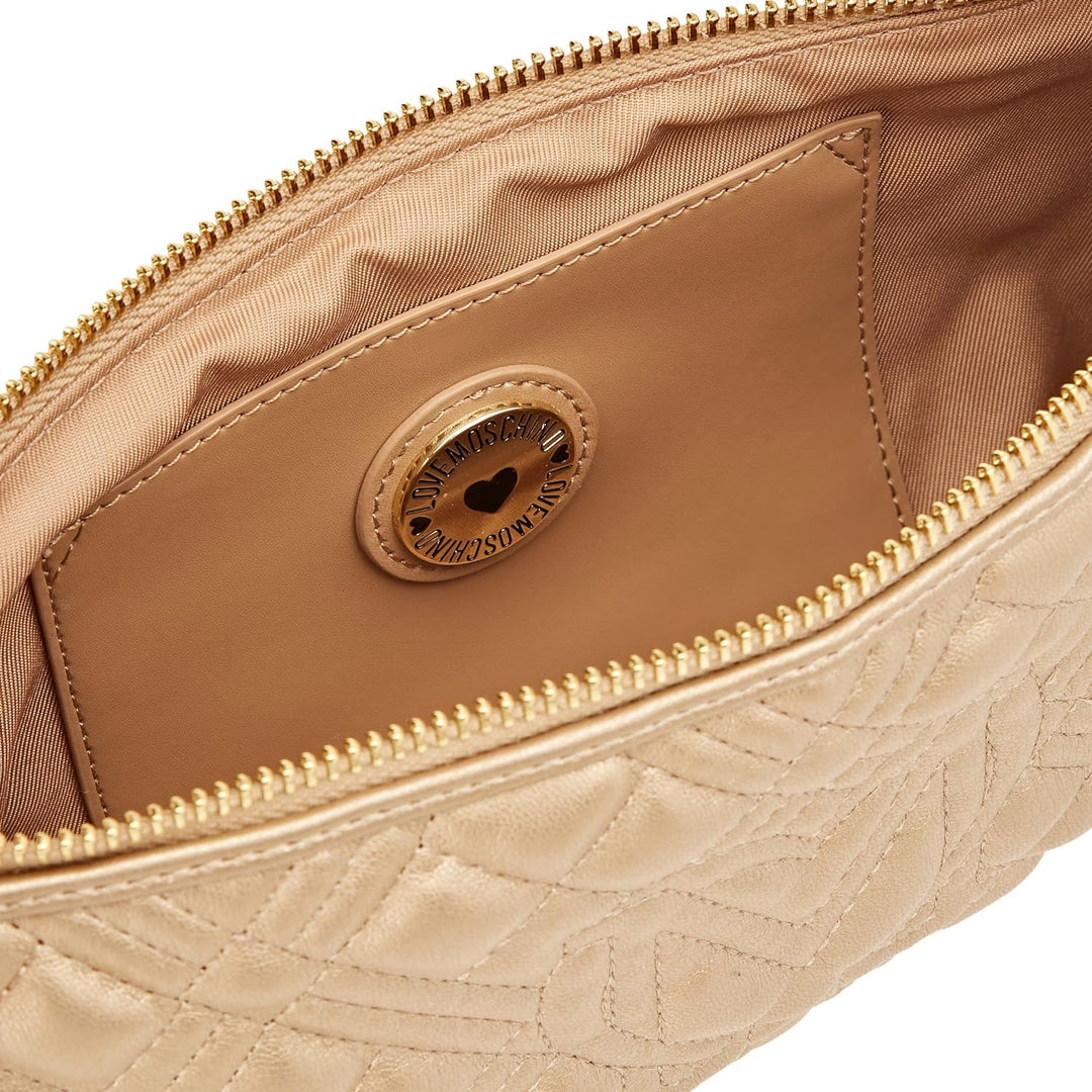 Love Moschino Damen Jc4258pp0gka0 Schultertasche Gold, Gold