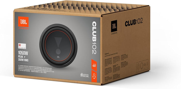 JBL Club 102SL - 1000 Watt Subwoofer Auto Radio für Flach-Einbau in KfZ Musikanlage von Harman Kardo