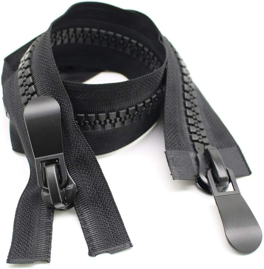 YaHoGa 112 cm #15 Gross Reissverschluss Kunststoff 2 Wege teilbar 11mm Reissverschluss für Winterman