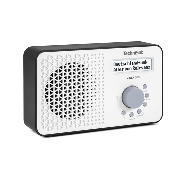 TechniSat Viola 200 - tragbares DAB+/UKW-Radio (mit LCD-Display, Teleskopantenne, Favoritenspeicher,