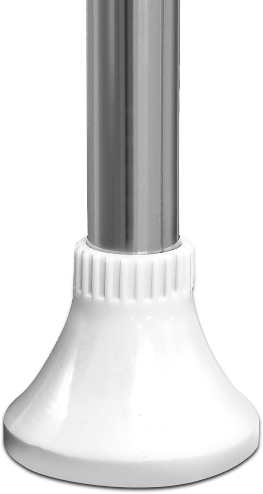 Deuba® Teleskop Duschablage ohne Bohren 4 Ablagen 92-306 cm höhenverstellbar Edelstahl Silber Duschr