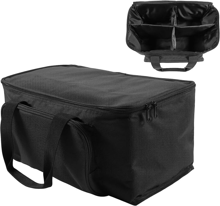 HOLDLAMP Schwarze Wasserdichte PVC Tasche für 4 Stück 36-LED-Par mit doppelt geführter reissverschlu