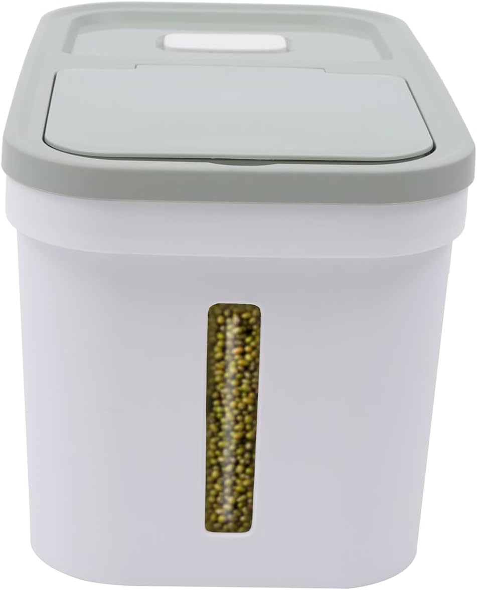KAUITOPU 10kg Reisbehälter, luftdichter Feuchtigkeitsbeständiger Mehl Vorratsbehälter, Grosser Leben