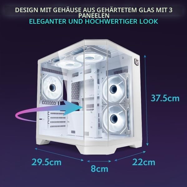 Vibox I-518 Gaming PC • AMD Ryzen 3 3200G 4 Core • Radeon Vega 8 • 16GB RAM • 1TB SSD • Linux OS • W