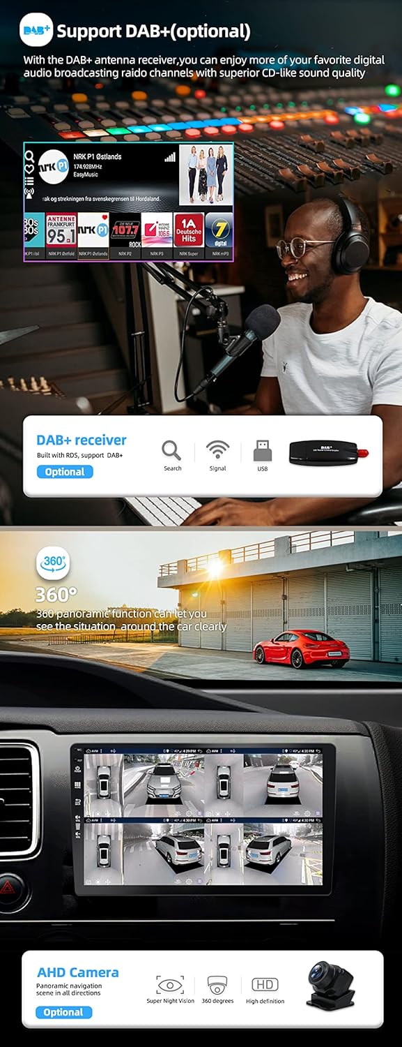 [6GB+128GB] Android 14 2 Din Autoradio für Chevrolet Cruze(2006-2015)-[Integriertes CarPlay/Android