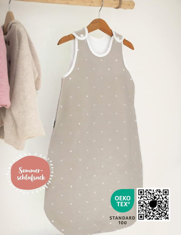 Ehrenkind® Baby Sommerschlafsack Rund | Bio-Baumwolle | Oeko-TEX® Sommer Schlafsack Baby Verschieden