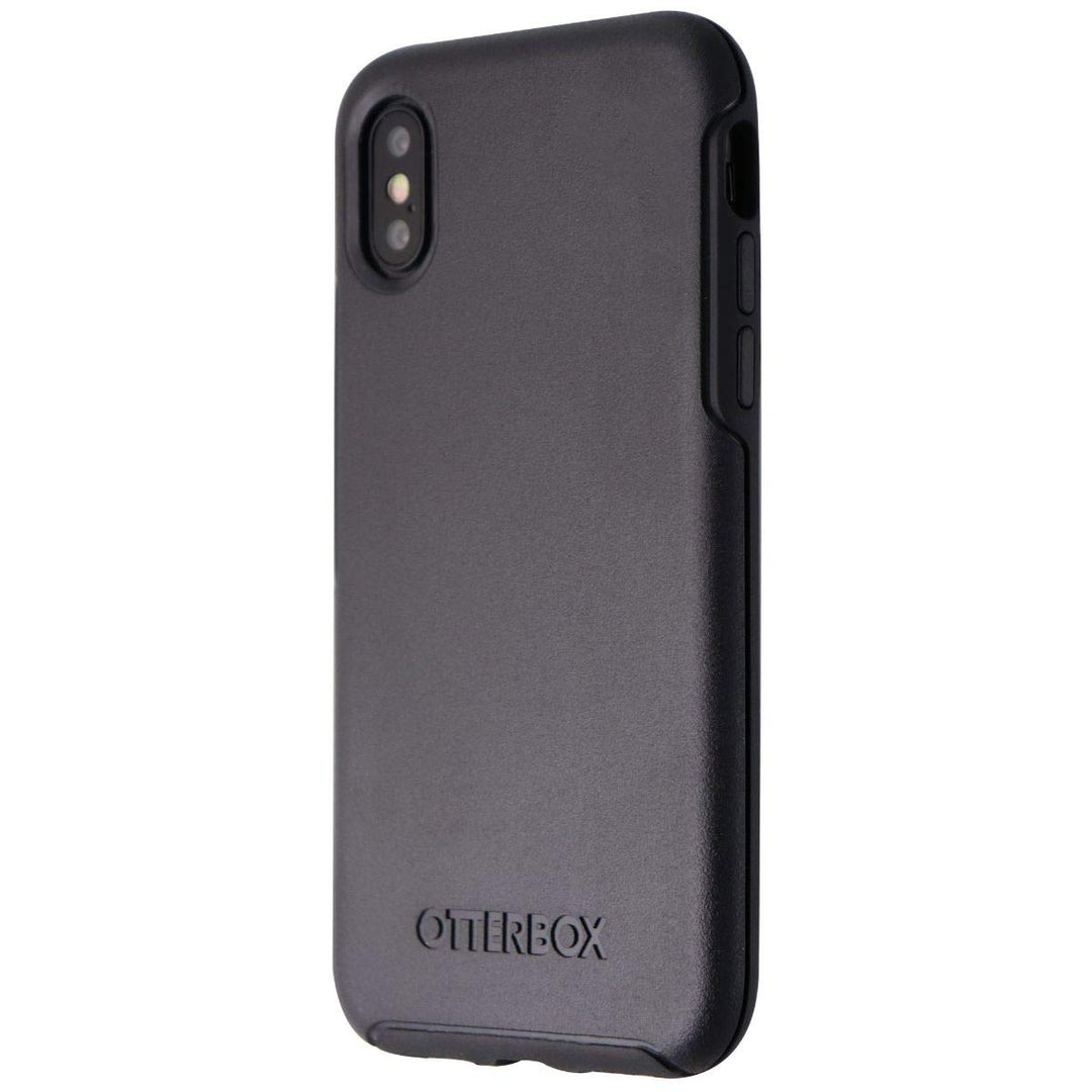 OtterBox Schutzhülle für iPhone XS und iPhone X, Symmetry Serie, Schwarz, Ultra-schlank, kabelloses
