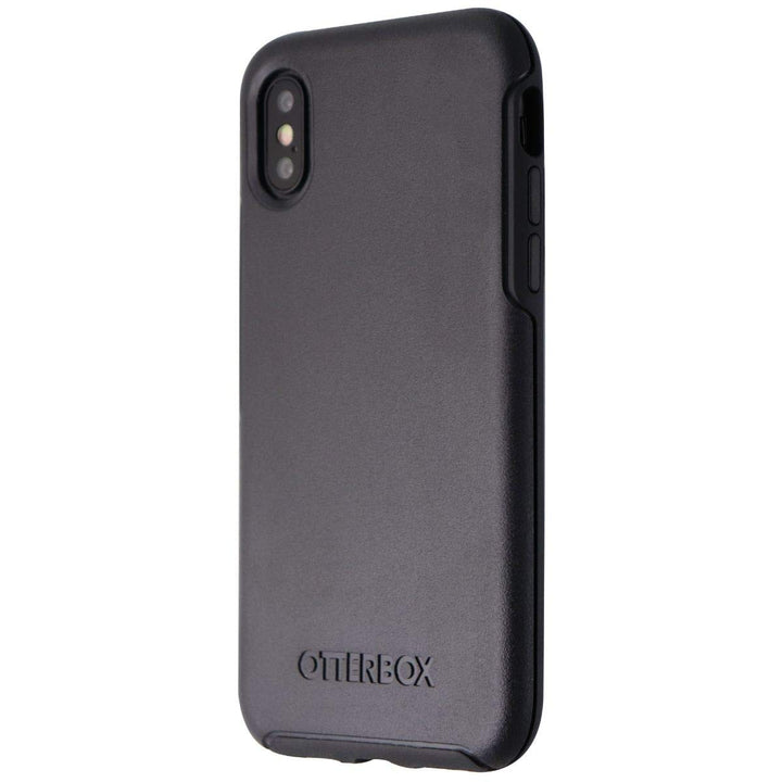 OtterBox Schutzhülle für iPhone XS und iPhone X, Symmetry Serie, Schwarz, Ultra-schlank, kabelloses