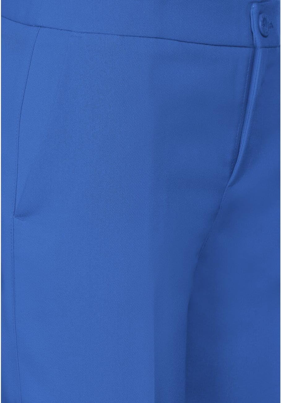 Street One Damen Loose Fit Twillhose 36W / 30L Fresh Intense Gentle Blue, 36W / 30L Fresh Intense Ge