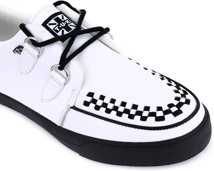 T.U.K. Leather Creeper Sneaker - Herren &amp; Damen Schuhe - Punk, Gothic, Emo und Rockabilly Style Lede