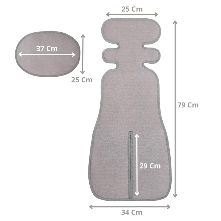 baby idea Universal-Autositzbezug AIR MESH 3D 9/36 Kg mit atmungsaktivem, erfrischendem und antibakt