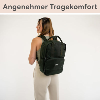 LARKSON Rucksack Damen & Herren - No 6 - Daypack mit 16 Zoll Laptopfach - Rucksäcke für City Schule