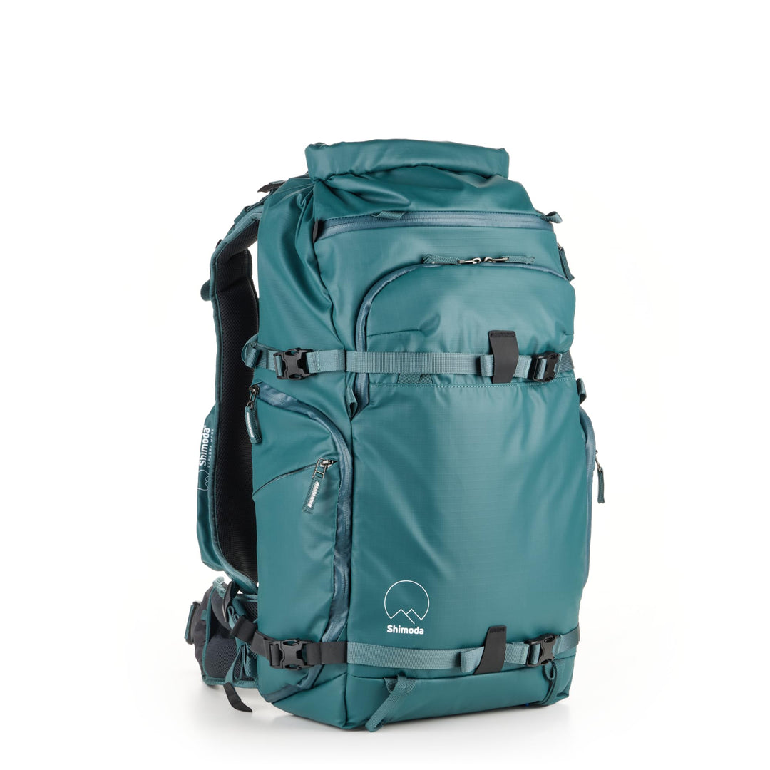 Shimoda Action X v2 Rucksack Family Blaugrün/ein Hauch Von Paradies (Trace Of Paradise) Starter Kit