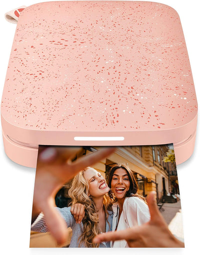 HP Sprocket tragbarer Instant-Fotodrucker, 5,1 x 7,6 cm, Blush Pink Rosa