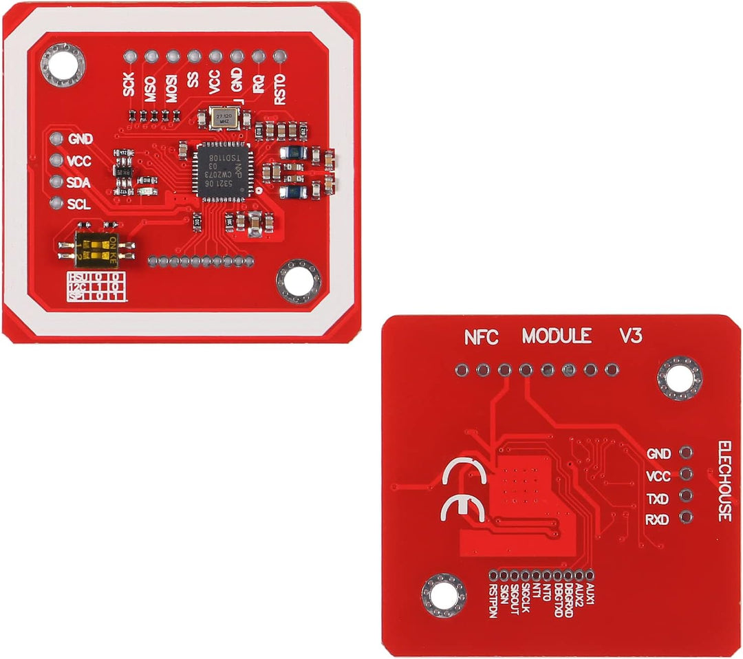 ALMOCN PN532 NFC NXP RFID-Modul V3 Kit Nahfeldkommunikationslesermodul-Kit I2C SPI HSU mit S50 weiss