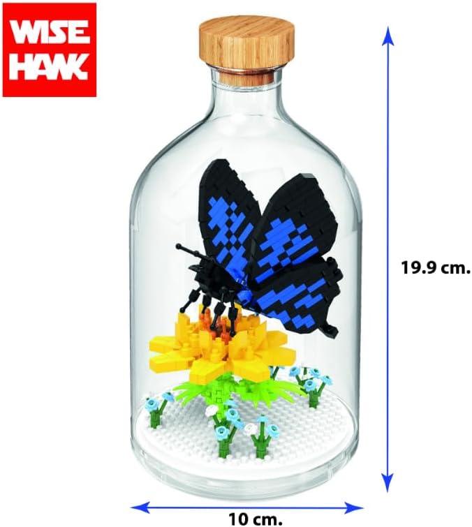 Bausatz mit Miniaturblöcken zum BAU von Insekten und kleinen Tieren. Inklusive Methacrylat-Flasche z