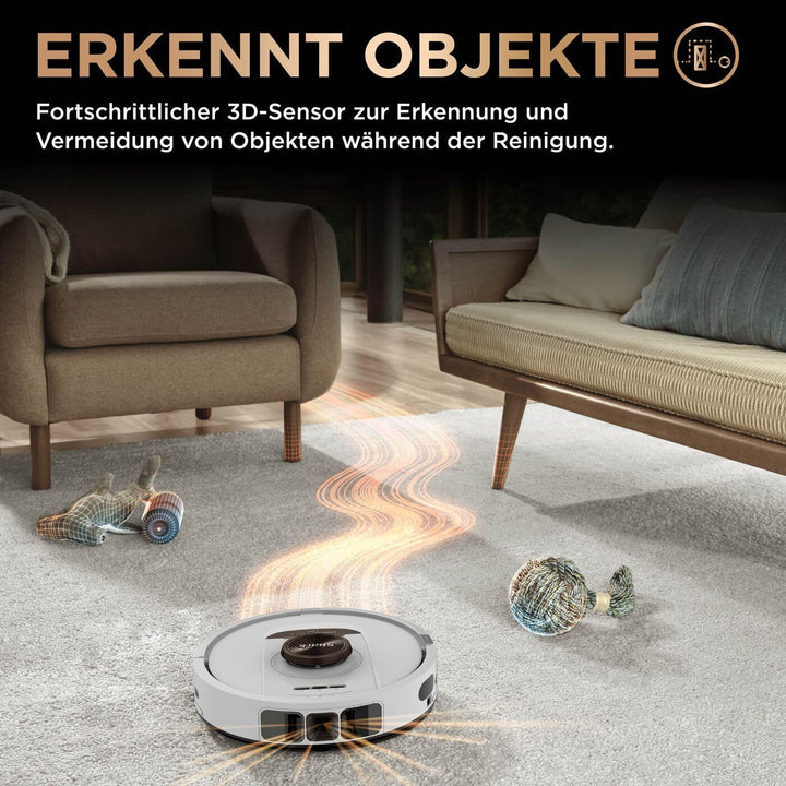 Shark PowerDetect 2-in-1 Saugroboter & Wischroboter, NeverTouch Pro 60-Tage-Selbstentleerung, selbst