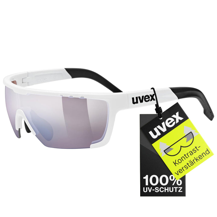 uvex Unisex – Erwachsene Sportstyle 707 Cv Sportbrille Einheitsgrösse white/outdoor, Einheitsgrösse