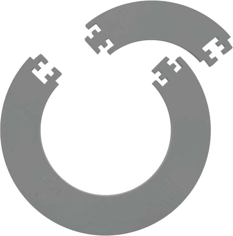 Designa Darts Dartscheiben-Umrandung, langlebig, leicht, Eva-Puzzle-Ring-Design, mehrere Farben Grau