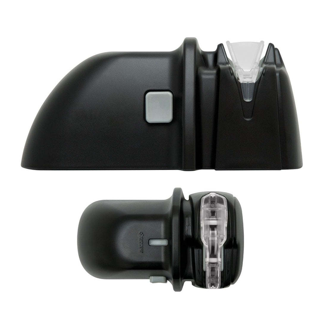 Kyocera DS-38 Diamant-Messerschärfer, batteriebetrieben für Keramik- und Stahlklingen für Rechtshänd