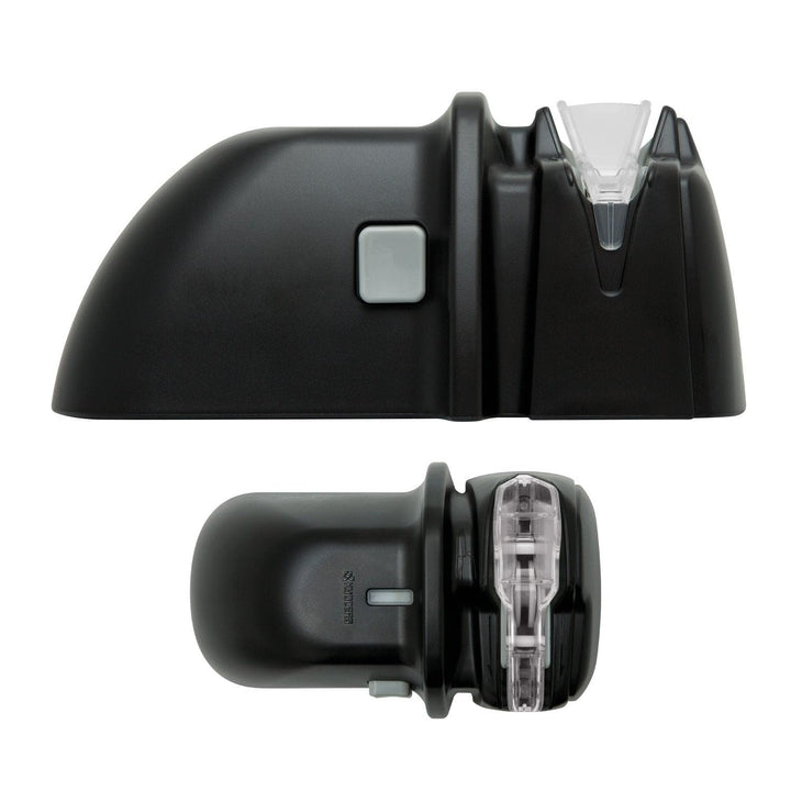 Kyocera DS-38 Diamant-Messerschärfer, batteriebetrieben für Keramik- und Stahlklingen für Rechtshänd