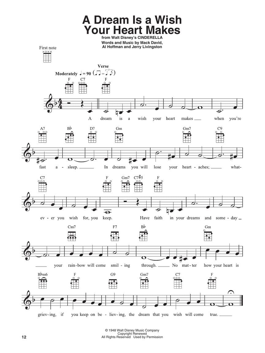 Ukulele Play-Along Volume 7: Disney Favourites: Play-Along, CD für Ukulele (Ukulele Play-Along, 7, B