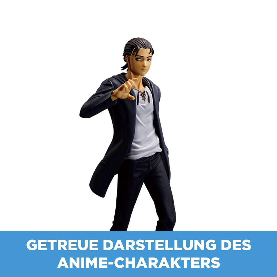 BANPRESTO Last Level FBP19021 Figur Attack ON Titans EREN Puppen und Actionfiguren, bunt, M