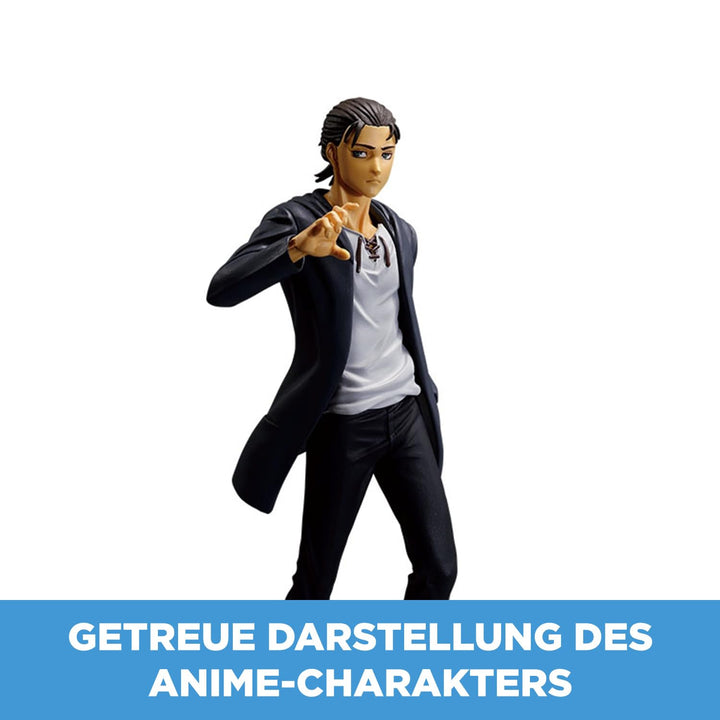 BANPRESTO Last Level FBP19021 Figur Attack ON Titans EREN Puppen und Actionfiguren, bunt, M