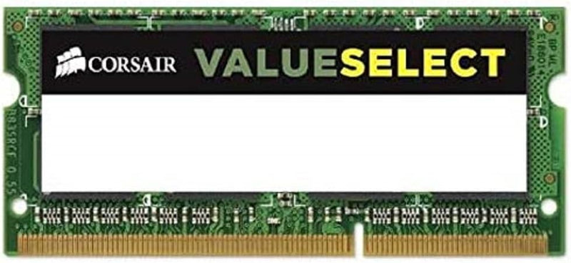 Corsair Value Select SODIMM 8GB (2x4GB) DDR3L 1600MHz C11 Speicher für Laptop/Notebooks - Schwarz CM