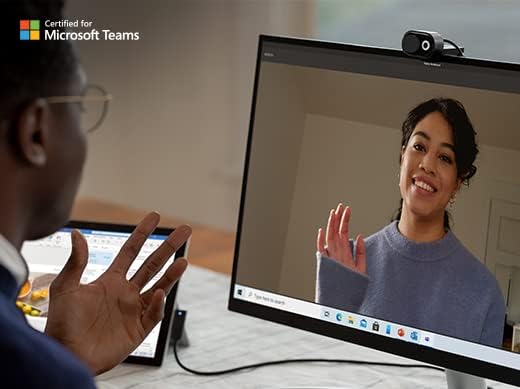 MICROSOFT 8L3-00005 - Modern Webcam, DFOV of 78° (HFOV 69°, 16:9 Aspect Ratio), schwarz