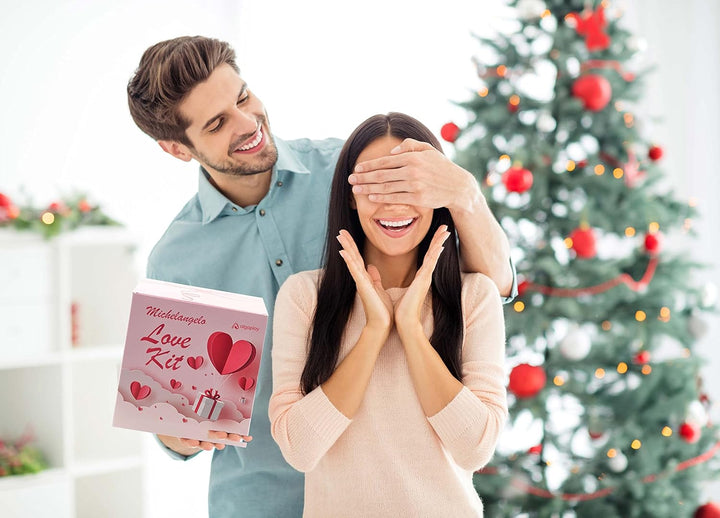 Michelangelo KIT Hände Handabdruck Set. Kreative Geschenk-Idee für Paare und Freunde. Perfekt für Ho