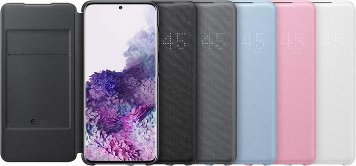 Samsung LED View Smartphone Cover EF-NG980 für Galaxy S20 | S20 5G Handy-Hülle, LED-Anzeige, Kartenh