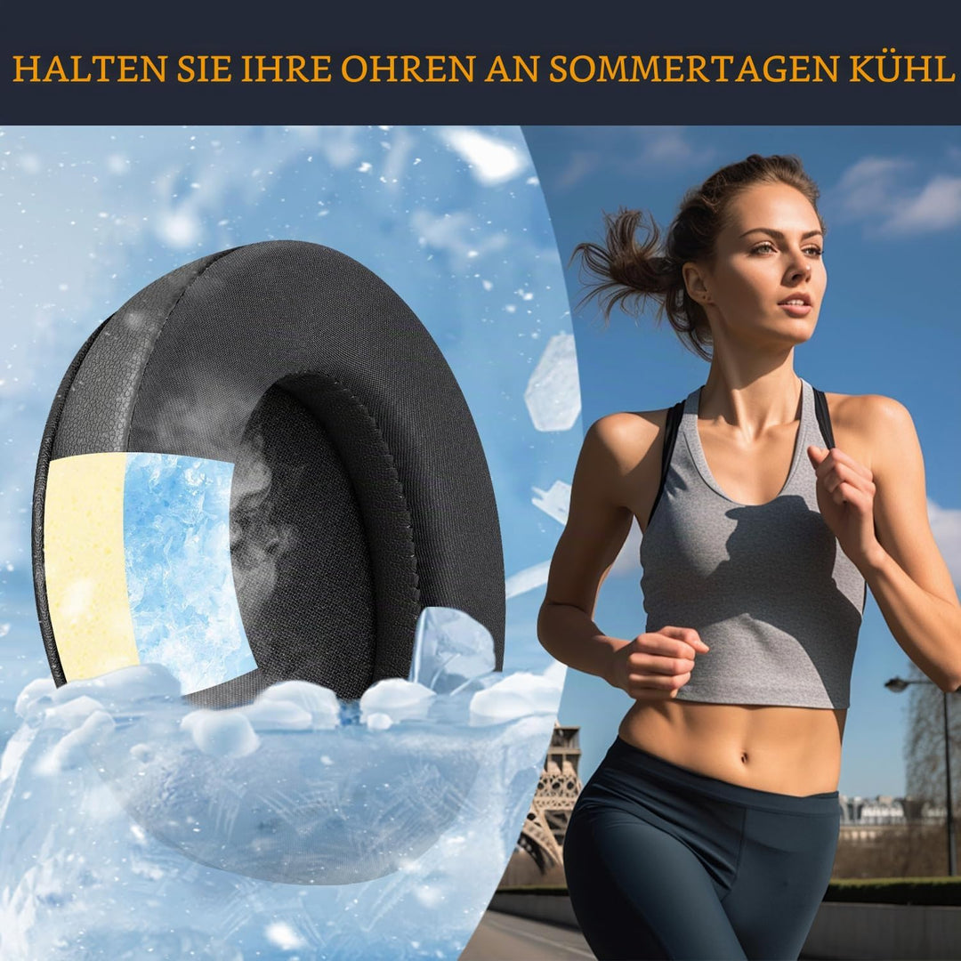 SOULWIT Kühlgel Ersatzpolster Ersatz Ohrpolster Polster für HyperX Cloud 2/3/1/Alpha/Flight/Stinger/