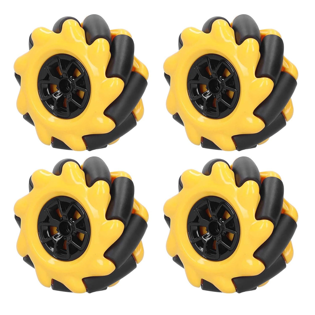Mecanum Wheel Mecanum Wheel ABS, Gummi Mecanum Wheel Omnidirektional für Smart Robot Car Parts Zubeh