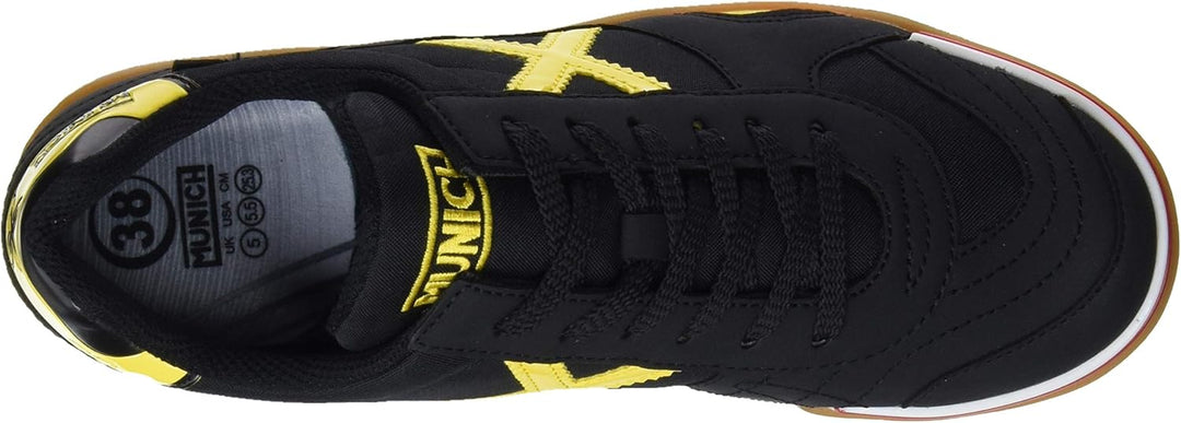 Munich Unisex Kinder Gresca Kid S Fitnessschuhe 34 EU Schwarz Gelb, 34 EU Schwarz Gelb