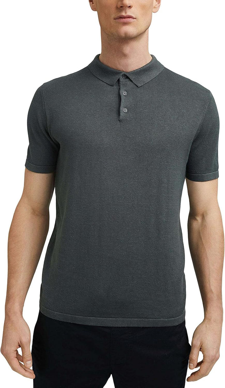 ESPRIT Collection Herren Pullover 041eo2i301 S 375/Dark Teal Green, S 375/Dark Teal Green