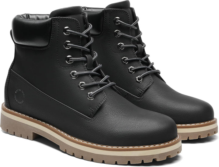 Bruno Marc Winterschuhe Herren Winterstiefel Jungs Warm Gefüttert Schneestiefeletten Kurzschaft Arbe